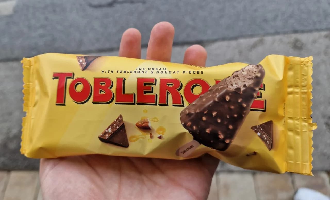 Toblerone ice cream